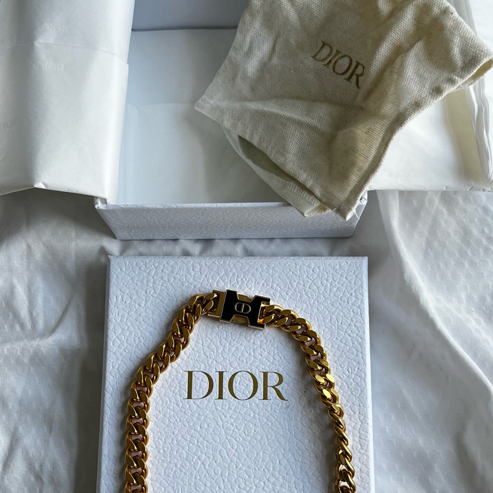 Dior Cuban Link Choker